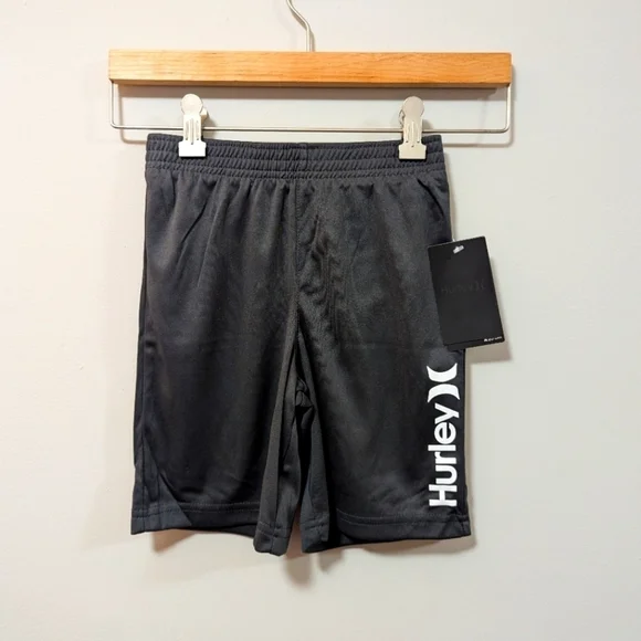 Hurley Boys' Pull On H2O-Dri Dark Grey Shorts - Picture 1 of 6